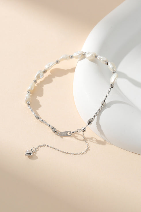 4-6mm Freshwater Keshi Pearl Necklace and Bracelet Set - House Of Pearls